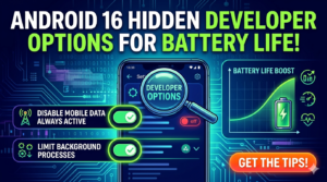 Android 16 hidden developer options for battery life
