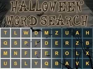 Halloween Word Search